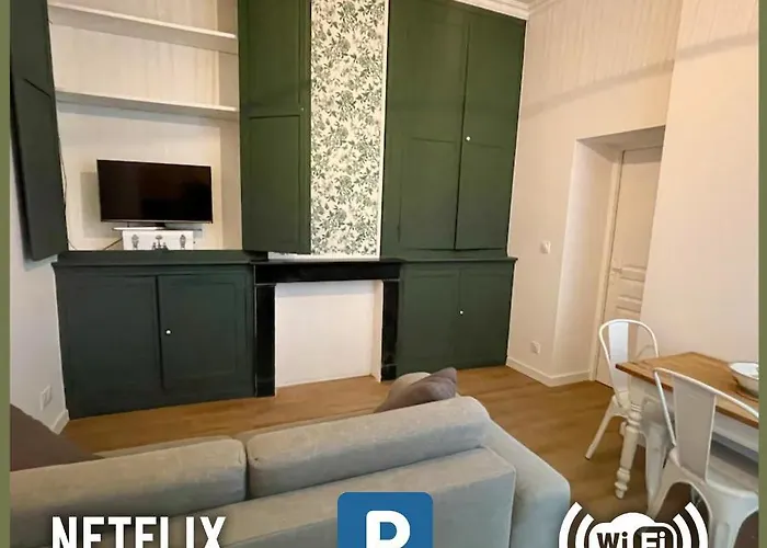 Ღ Lys Vert - Situe Au Coeur De Douai & Parking Prive